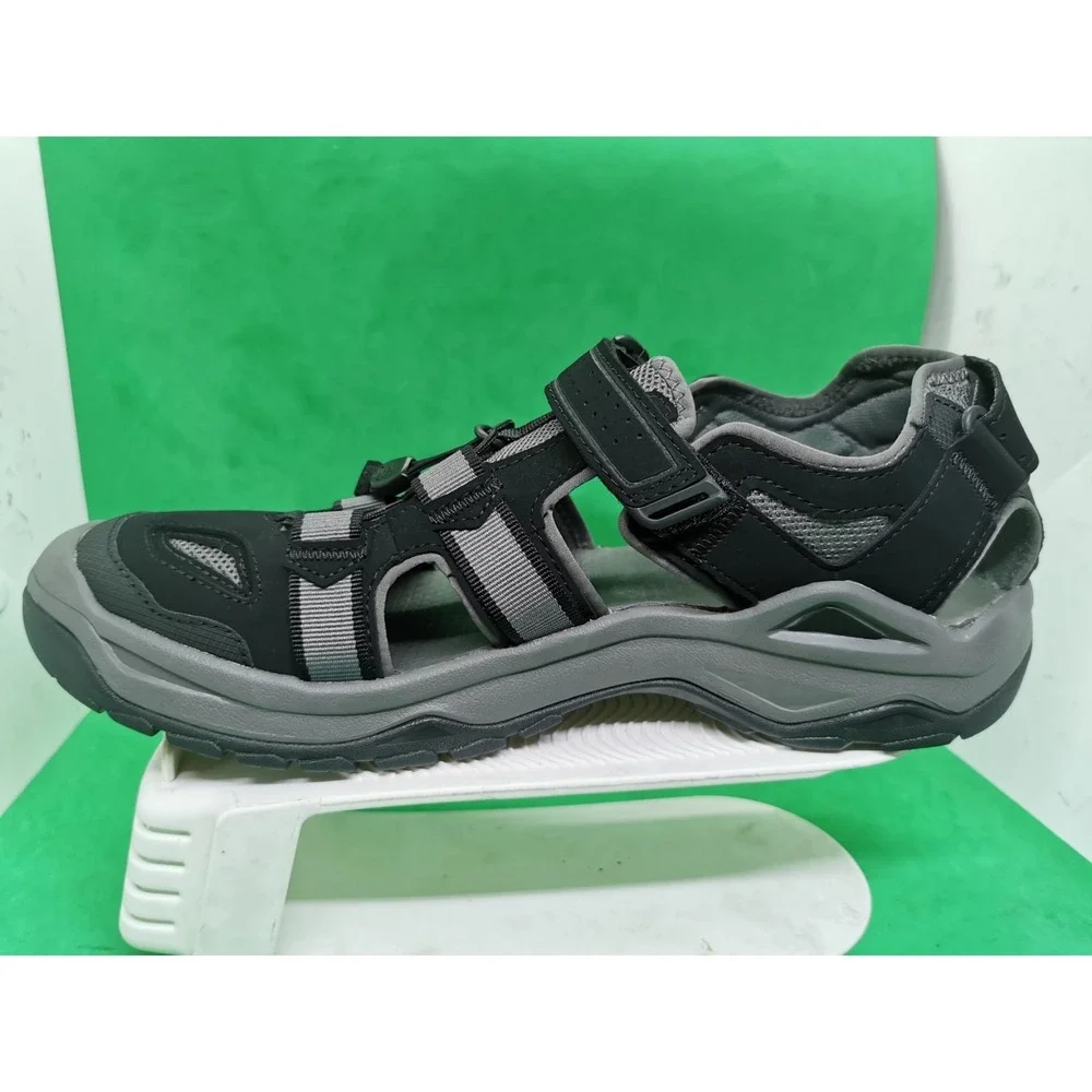 TEVA OMNIUM 2 BLACK STRAP TRAIL HIKING SPORT MEN'S SANDALS SIZE US 13
